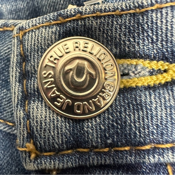 True Religion Straight w/Flaps women's jeans, size 32, denim, casual, fall - Picture 4 of 13